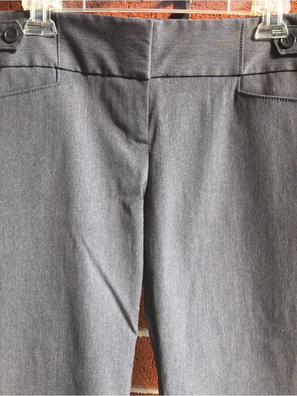 The Limited Gray Flare Trousers - Tailored Wide Leg —#135 - Picture 2 of 5